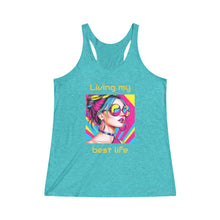 Load image into Gallery viewer, Women's Tri-Blend Racerback Tank