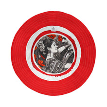 Load image into Gallery viewer, Bucket Hat (AOP) "Still looking" Red