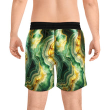 Load image into Gallery viewer, Men's Mid-Length Swim Shorts (AOP)