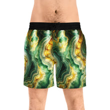 Load image into Gallery viewer, Men's Mid-Length Swim Shorts (AOP)