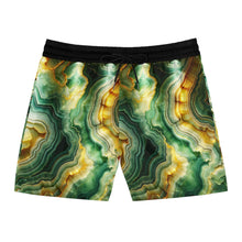 Load image into Gallery viewer, Men's Mid-Length Swim Shorts (AOP)