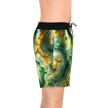 Load image into Gallery viewer, Men's Mid-Length Swim Shorts (AOP)