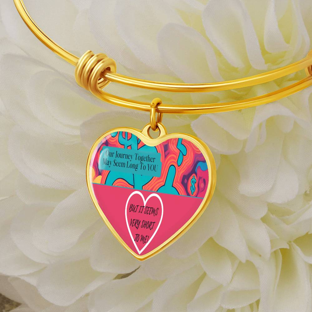 Heart Bangle Modern Design