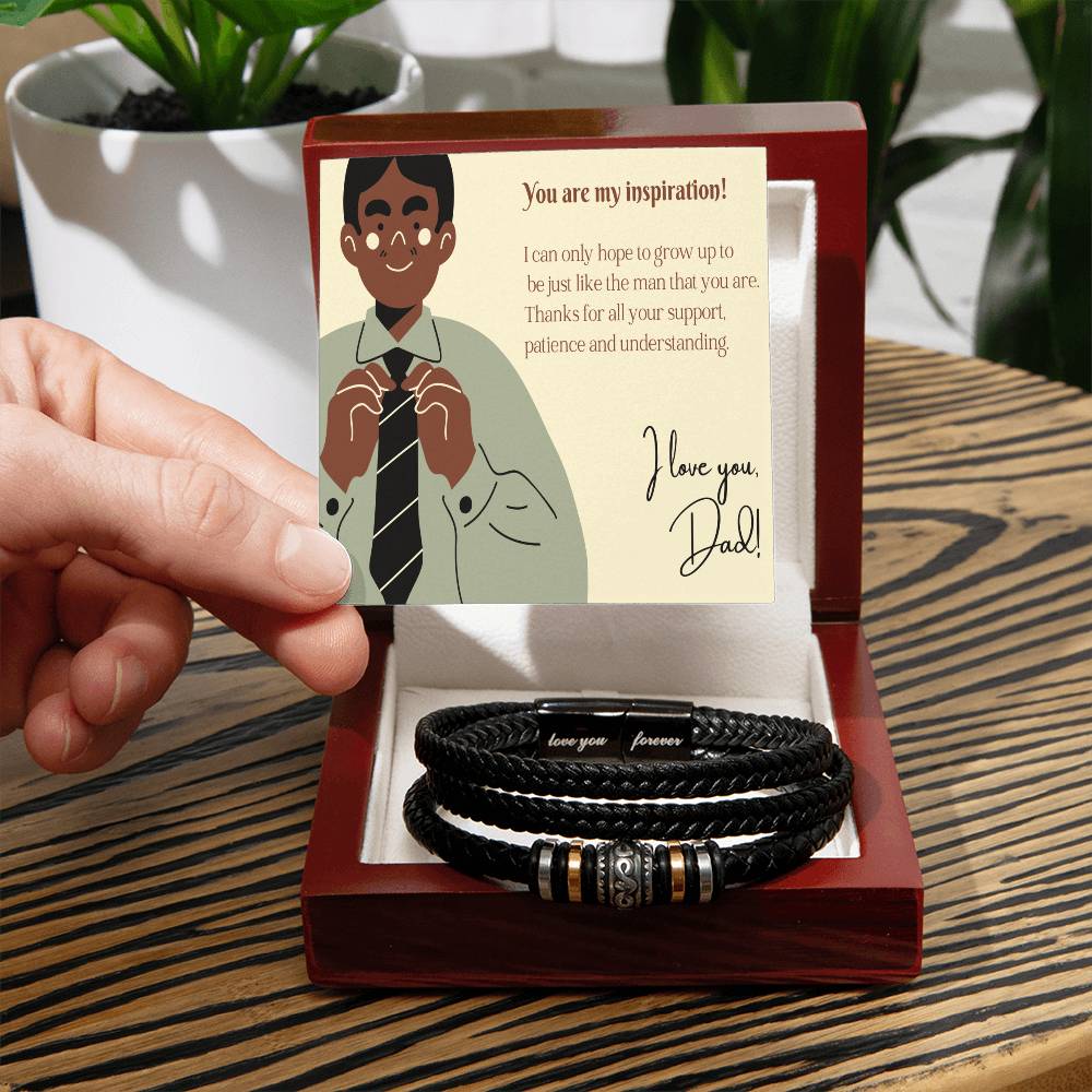 Father's Day "You Are My Inspiration" Bracelet