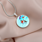Basketball January Collage Necklace