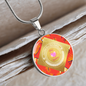 Certified Best Mom Award Red Necklace