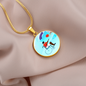 Basketball January Collage Necklace