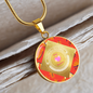 Certified Best Mom Award Red Necklace