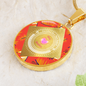 Certified Best Mom Award Red Necklace