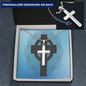 Cross Necklace 24 inch ball chain