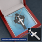 Cross Necklace 24 inch ball chain