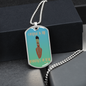 Courage in Shades of Turquoise Necklace