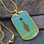 Courage in Shades of Turquoise Necklace