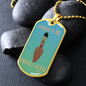 Courage in Shades of Turquoise Necklace