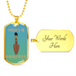 Courage in Shades of Turquoise Necklace