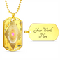 Best Mom Award Dog Tag Necklace