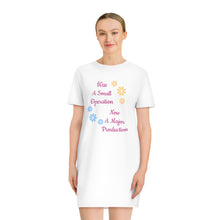 Load image into Gallery viewer, Spinner T-Shirt Dress Major Production design