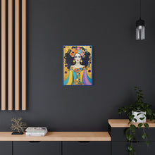 Load image into Gallery viewer, Canvas Print - Colorful Woman Portrait April