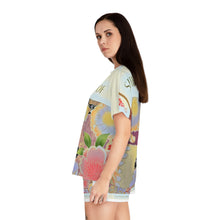 Load image into Gallery viewer, Women&#39;s Short Pajama Set SHE DREAMS white side stripes