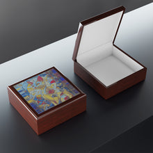 Load image into Gallery viewer, Jewelry Box Glass Colored Cat
