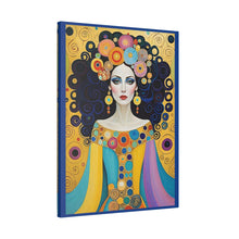 Load image into Gallery viewer, Canvas Print - Colorful Woman Portrait April