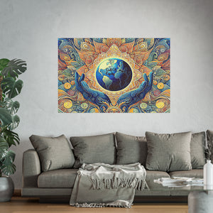 Gulf of Equity Earth-Inspired Satin and Archival Matte Poster - Vibrant Botanical Design for Home Decor