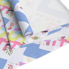 Load image into Gallery viewer, Table Runner Rise with Blue Zig Zag