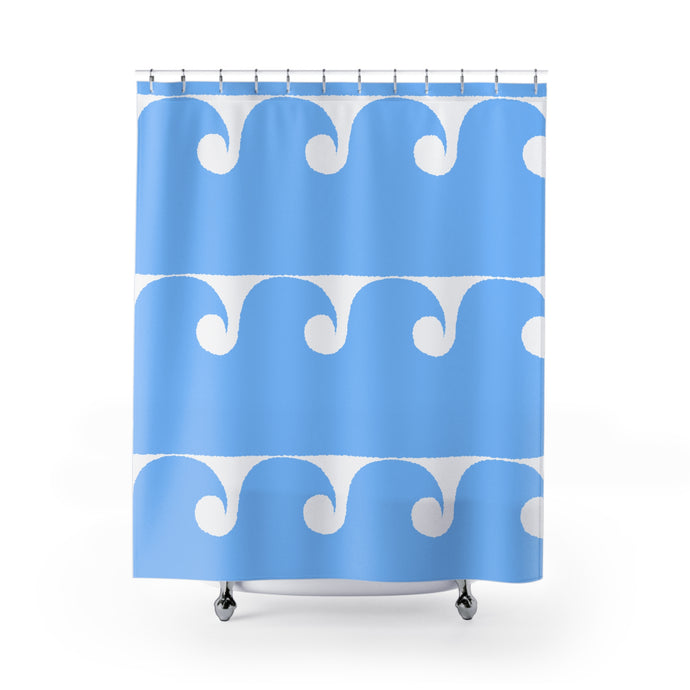 Shower Curtains Waves