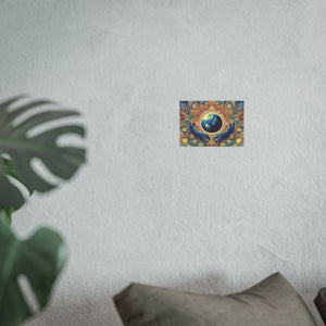 Gulf of Equity Earth-Inspired Satin and Archival Matte Poster - Vibrant Botanical Design for Home Decor