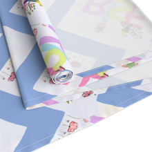 Load image into Gallery viewer, Table Runner Rise with Blue Zig Zag