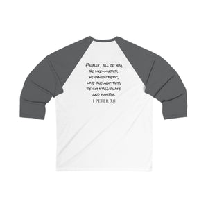 Anime Nurse 3/4 Sleeve Baseball Tee - Perfect for Healthcare Heroes