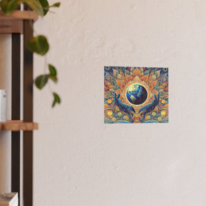 Gulf of Equity Earth-Inspired Satin and Archival Matte Poster - Vibrant Botanical Design for Home Decor
