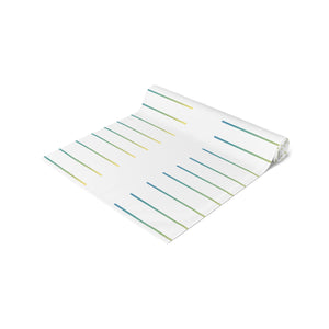 Modern Striped Cotton Table Runner for Stylish Dining Decor