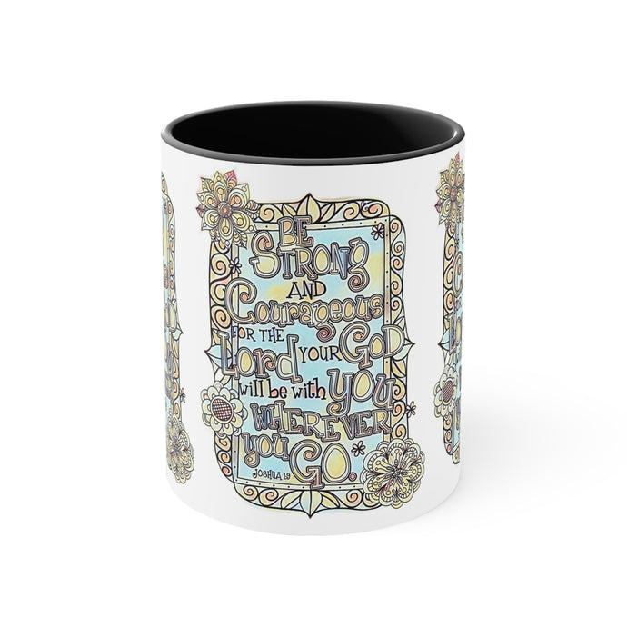 Joshua 1:9 Motif Mug, 11oz