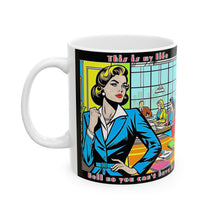 Load image into Gallery viewer, Women Work Hard Ceramic Mug - Bold 11oz &amp; 15oz Coffee Cups