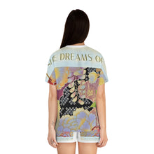Load image into Gallery viewer, Women&#39;s Short Pajama Set SHE DREAMS white side stripes