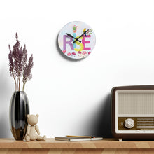 Load image into Gallery viewer, Acrylic Wall Clock Rise