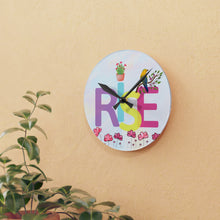 Load image into Gallery viewer, Acrylic Wall Clock Rise