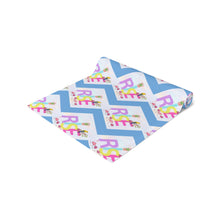 Load image into Gallery viewer, Table Runner Rise with Blue Zig Zag