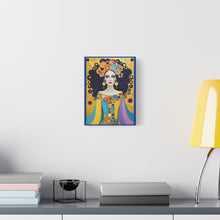 Load image into Gallery viewer, Canvas Print - Colorful Woman Portrait April