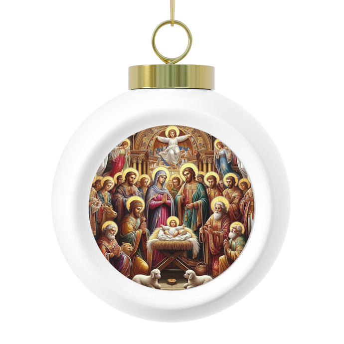 Christmas Ball Ornament Byzantine Birth