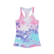 Load image into Gallery viewer, Tie Dye Racerback Tank Top Bees at Work