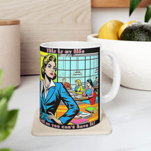 Load image into Gallery viewer, Women Work Hard Ceramic Mug - Bold 11oz &amp; 15oz Coffee Cups