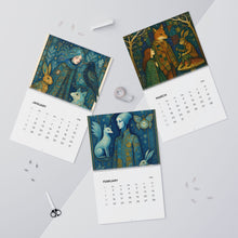 Load image into Gallery viewer, 2026 Illustrated Fantasy Wall Calendar – Whimsical Girl &amp; Animal Motif