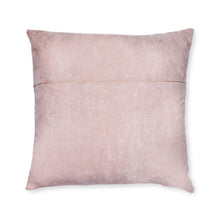 Load image into Gallery viewer, Pillow Square- Rainbows Come with Blue Trim/Pink Reverse Side
