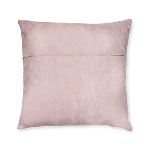 Pillow Square- Rainbows Come with Blue Trim/Pink Reverse Side