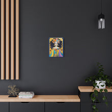 Load image into Gallery viewer, Canvas Print - Colorful Woman Portrait April