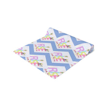 Load image into Gallery viewer, Table Runner Rise with Blue Zig Zag