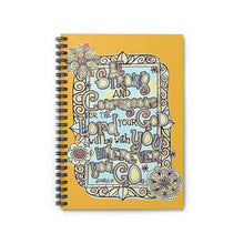Load image into Gallery viewer, Spiral Notebook - Ruled Line Joshua 1:9