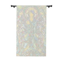 Load image into Gallery viewer, Stained Glass Angel Window Curtain – Ethereal Home Decor